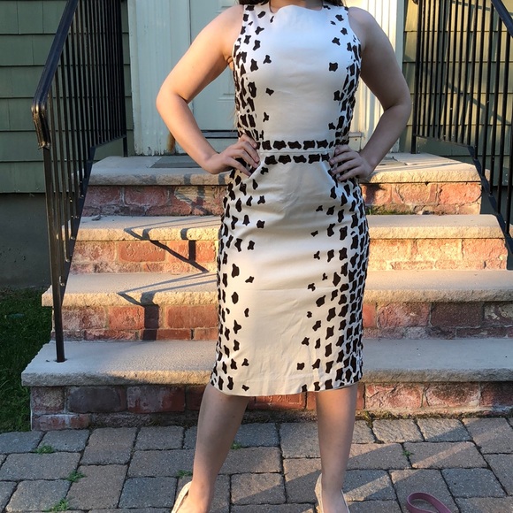 Etcetera printed cream colored dress πHost Pickπππ - Picture 4 of 8